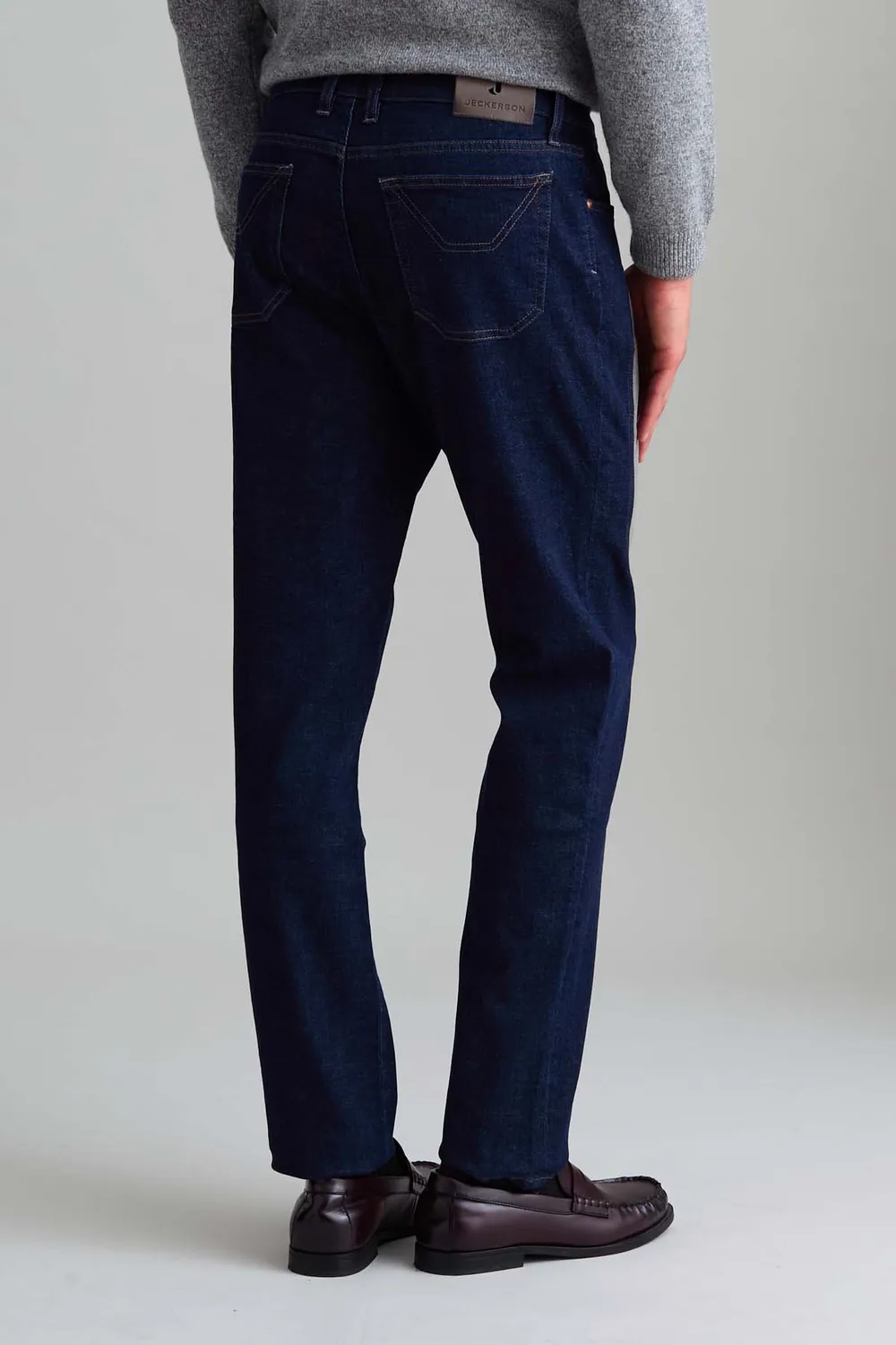Jeckerson John Toppa Alcantara jeans donkerblauw slim fit