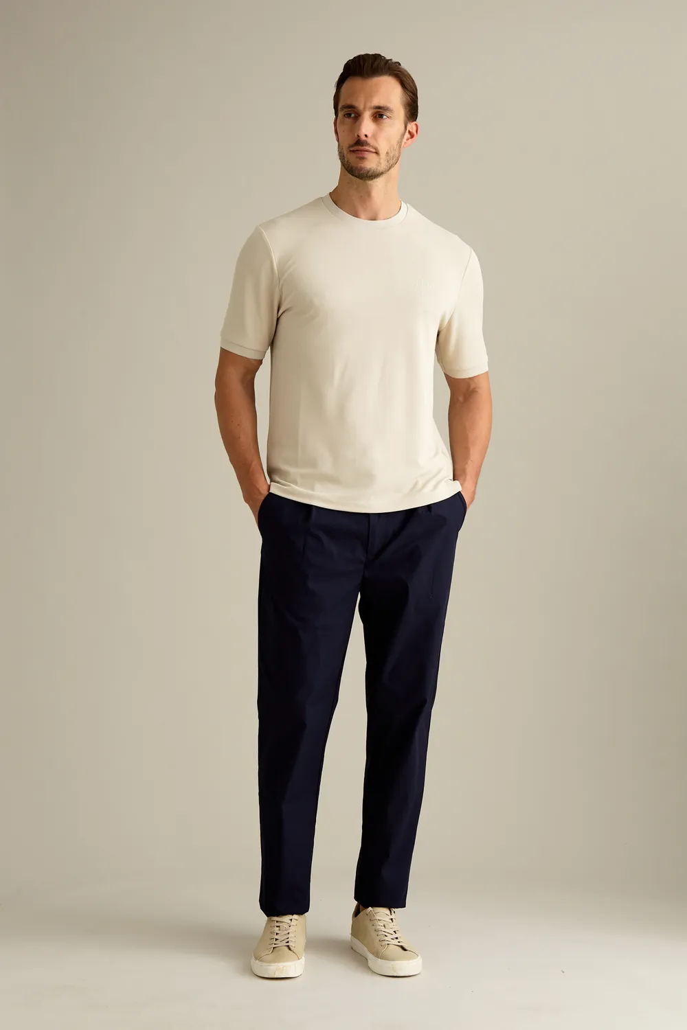 Jeckerson J18 Chino Jogger Donkerblauw Polyester