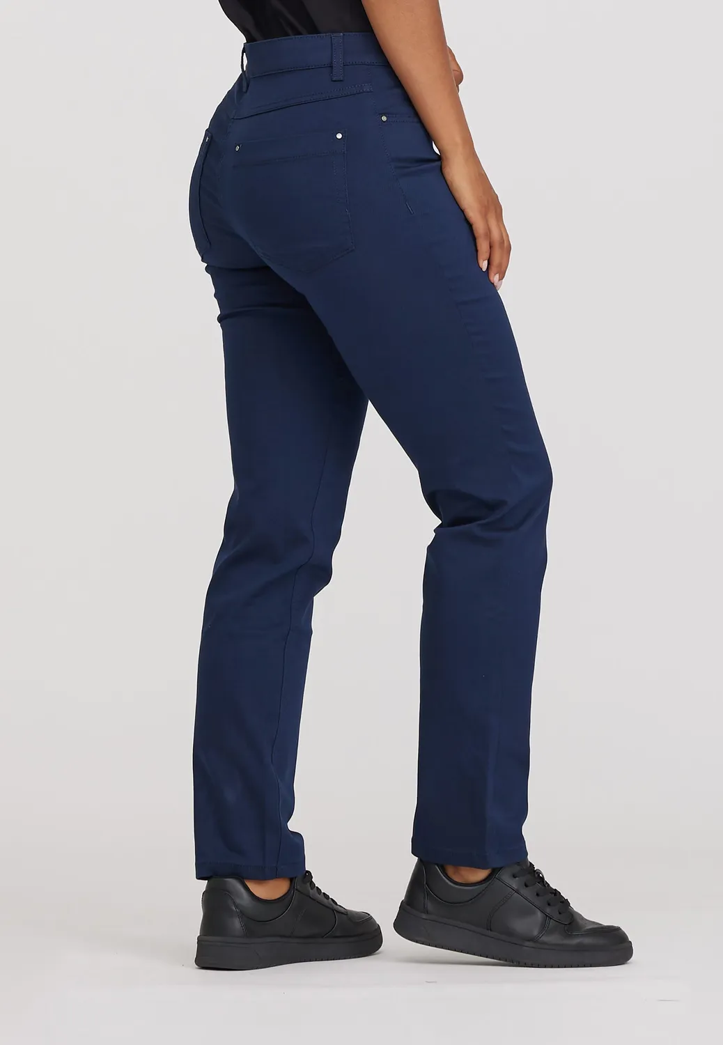 Laurie Charlotte 100762 regular broek navy 75 cm