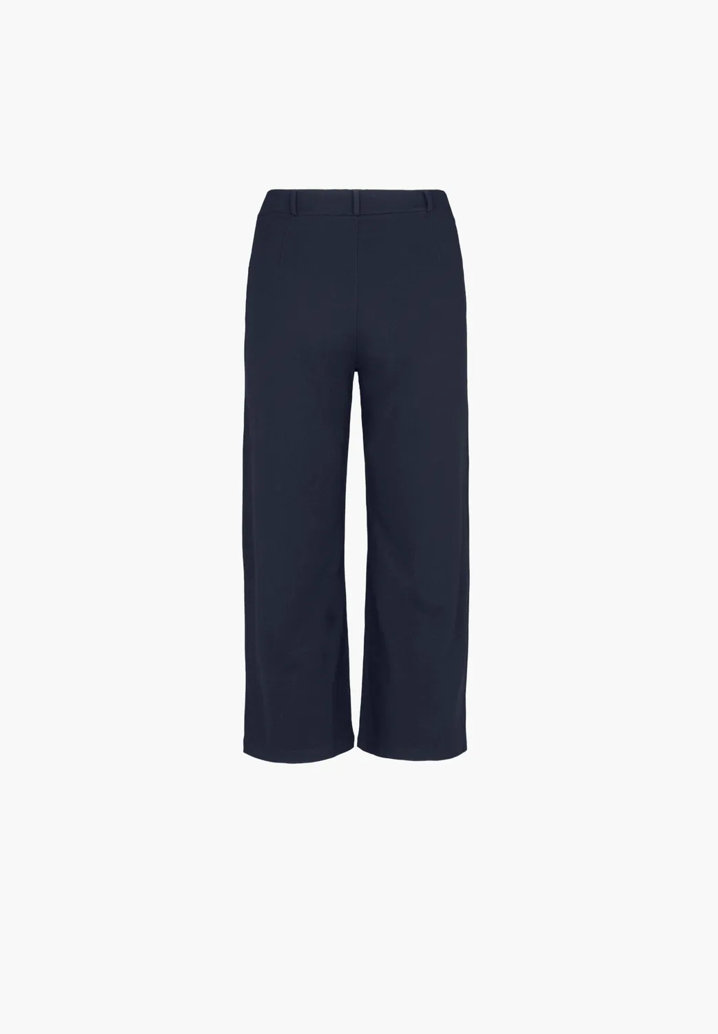 Laurie Donna Loose CL 28364 cropped broek navy viscose