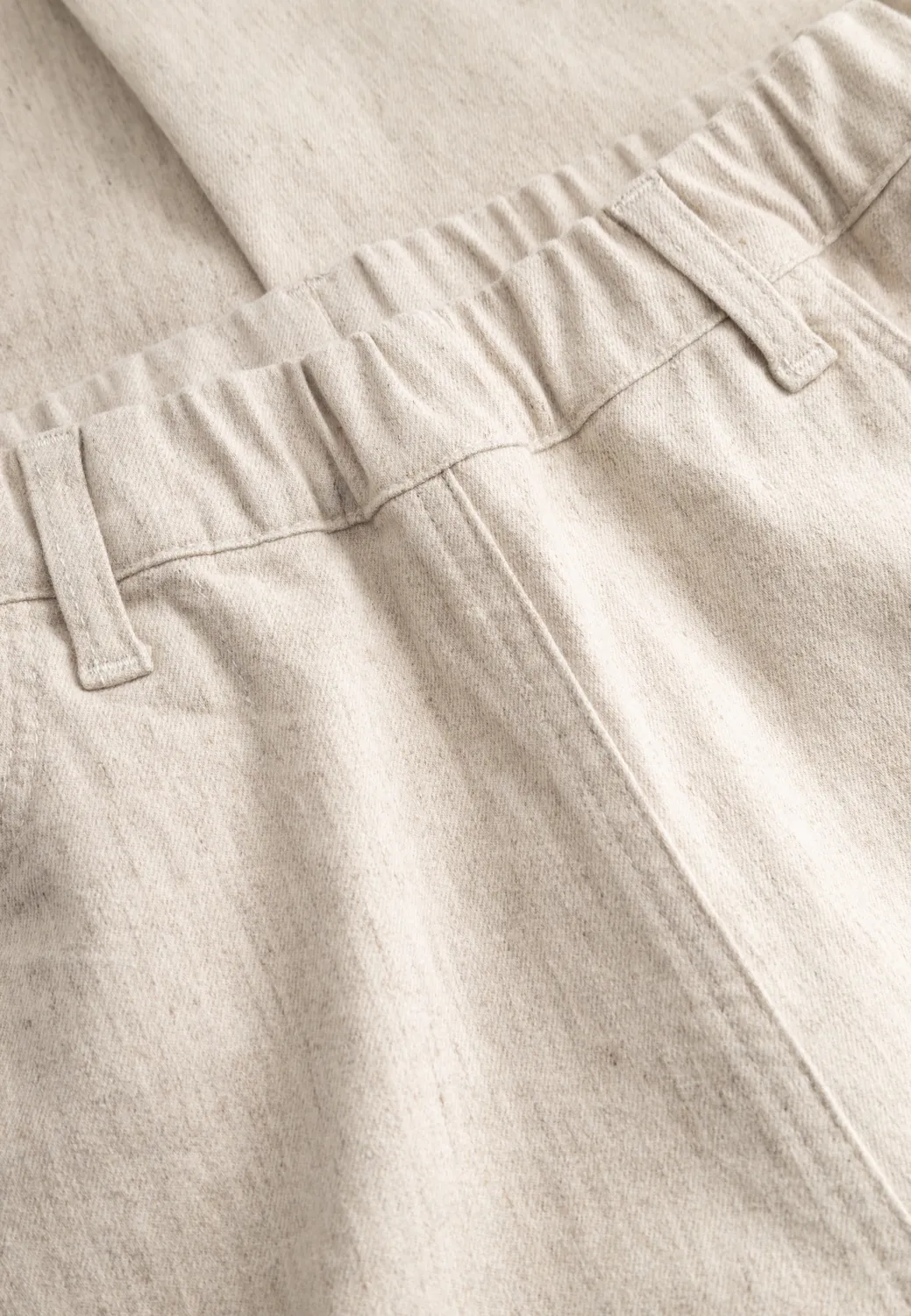 Laurie Kelly Regular CL broek grey sand hemp cropped