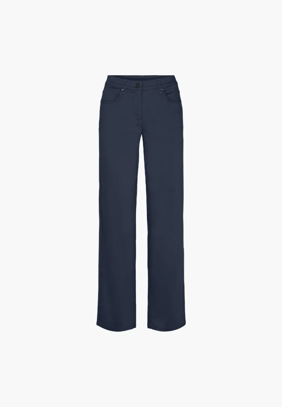 Laurie Amelia Straight ML broek navy stretch