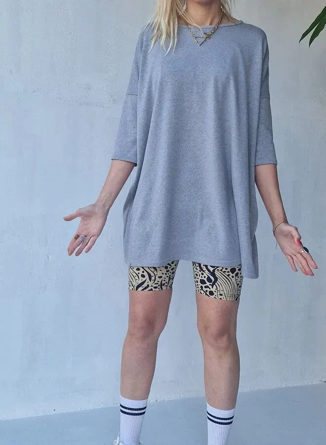 Madame Liz Biker short animalprint travelstof kort