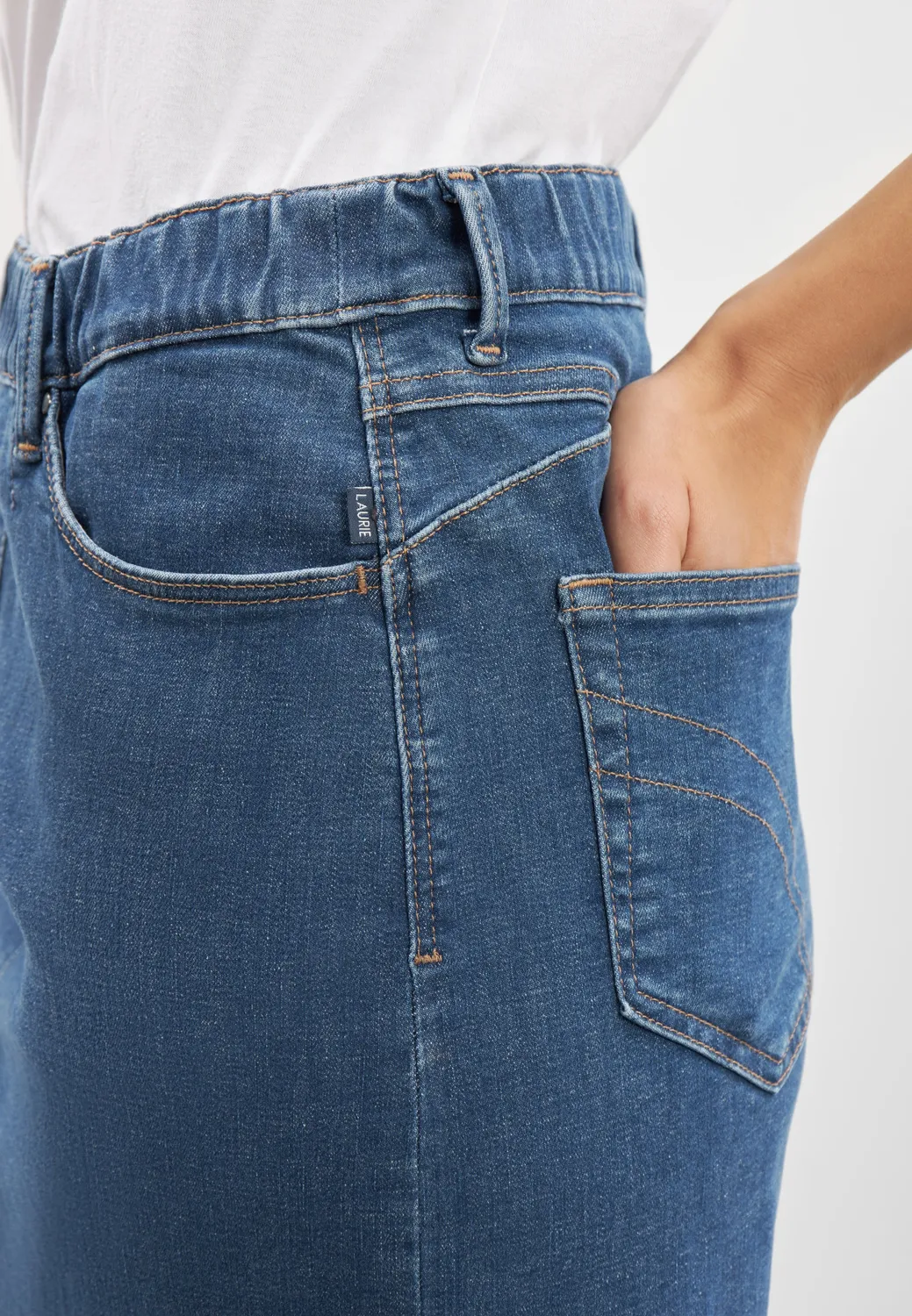 Laurie Susanna 62 cm rok Blue Denim stretch