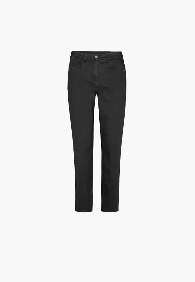 Laurie Serene 5-pocket Slim XSL broek zwart extra kort 3-in-1