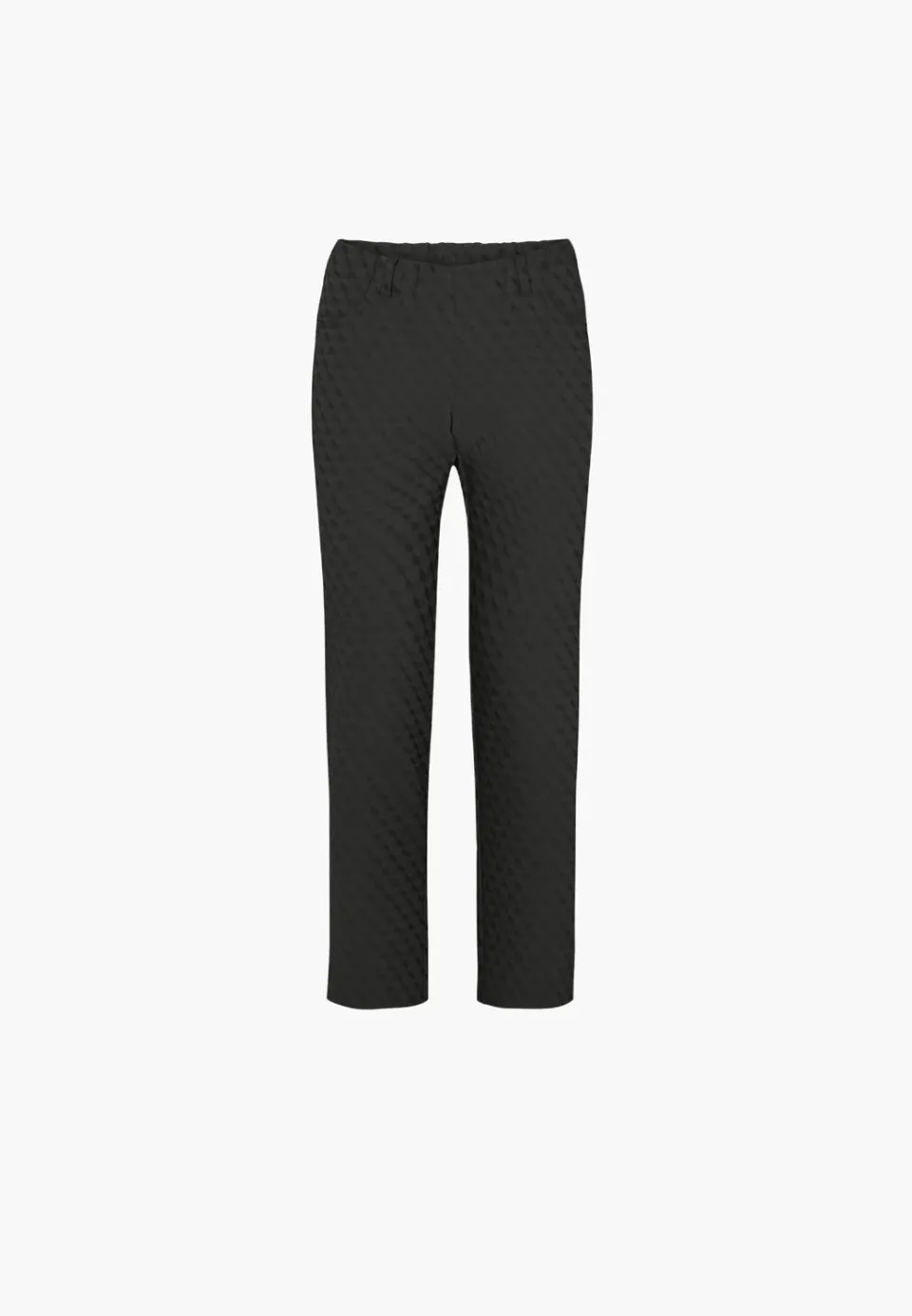 Laurie Kelly Regular SL pantalon Black Jacquard kort