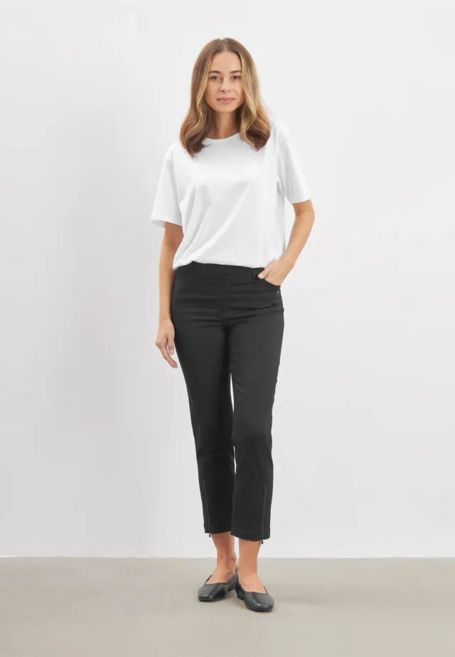 Laurie Piper Regular CL 100769 damesbroek Black katoen