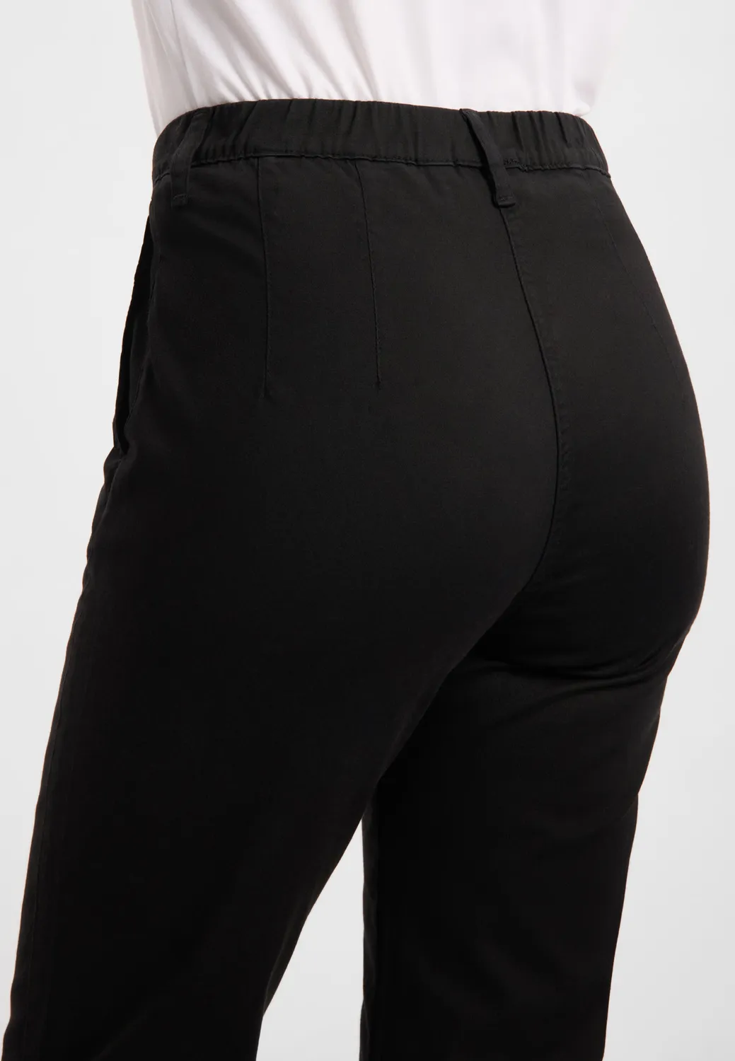 Laurie Taylor broek zwart brushed regular ML