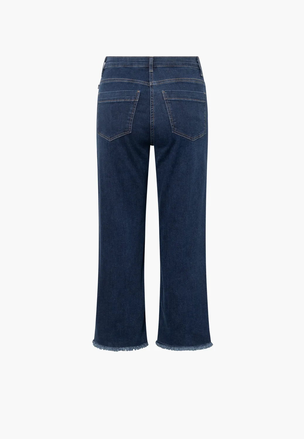 Laurie Amelia Raw Straight CL jeans dark blue cropped
