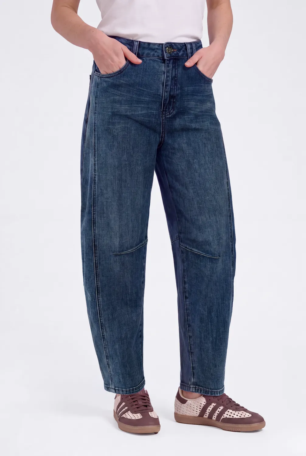 Florez Simmy barrel jeans River Blue ballonpijp