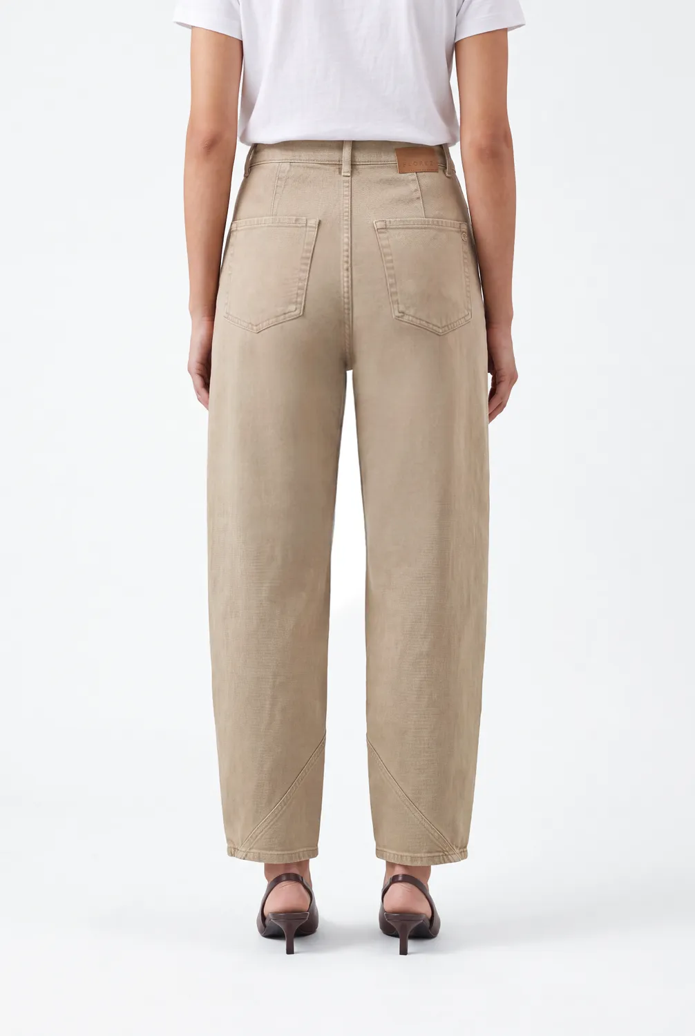 Florez Haley Barrel jeans sand stretch