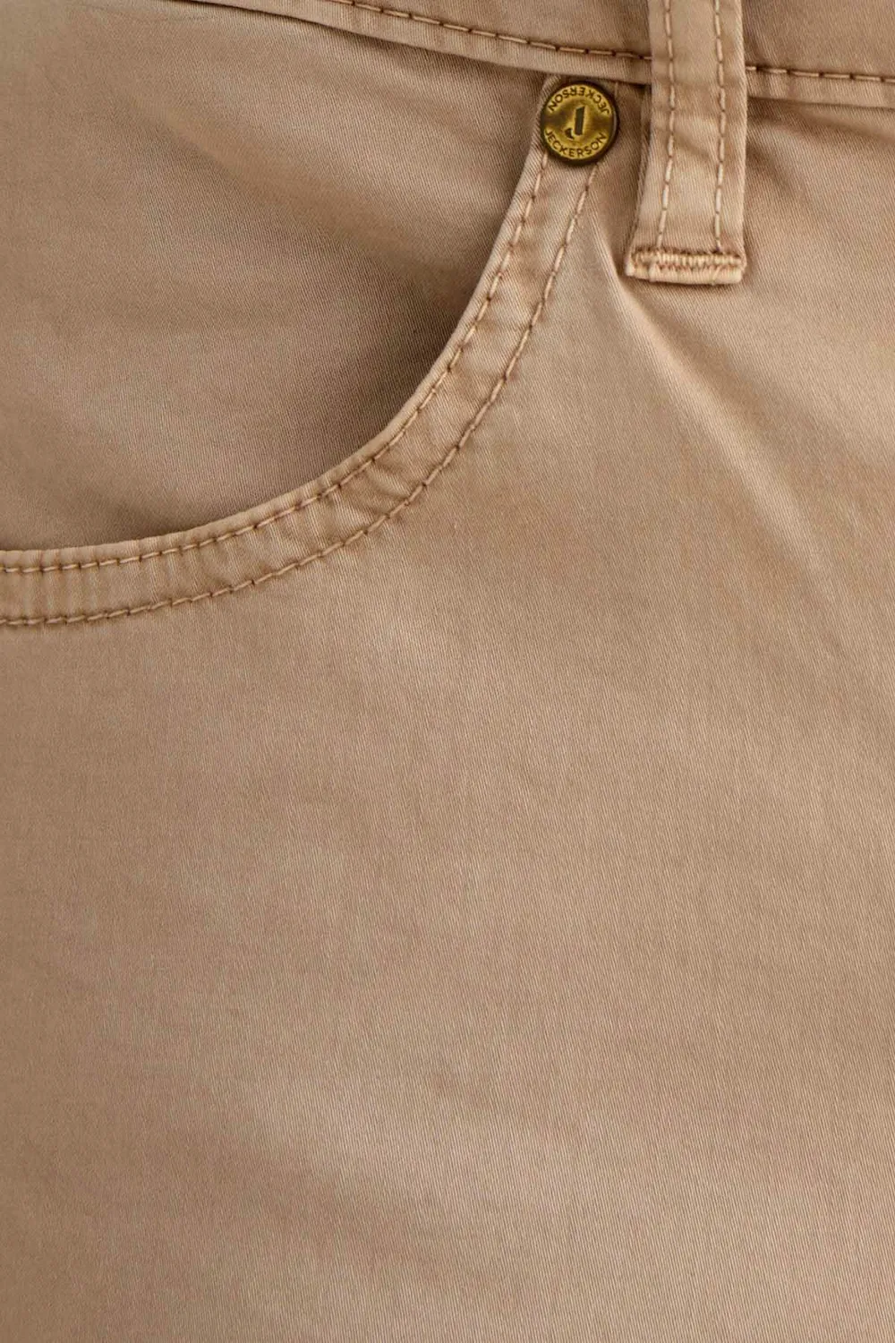 Jeckerson Jordan Slim Fit Broek Beige Cement Katoen