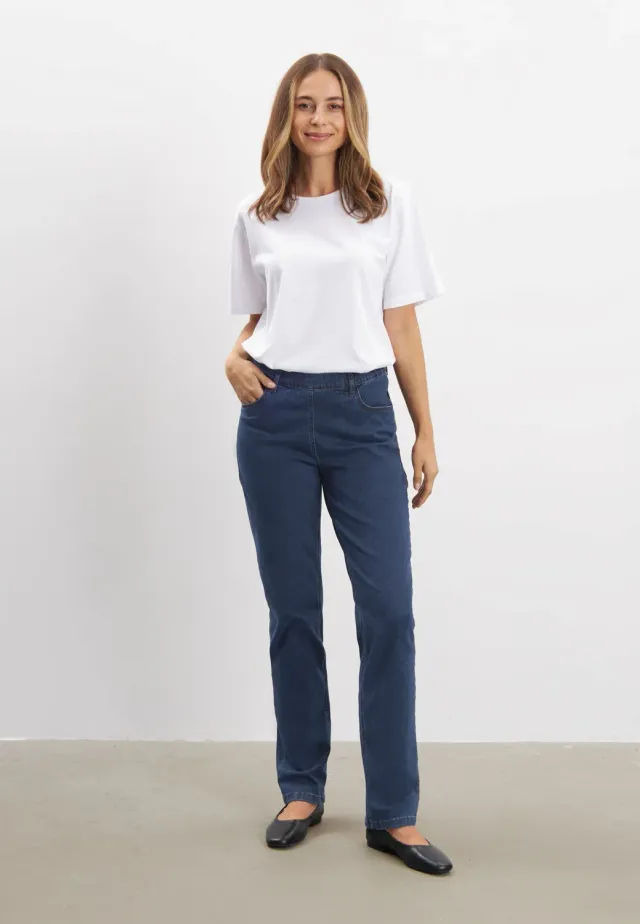 Laurie Kelly Regular ML jeans Dark Blue Denim stretch