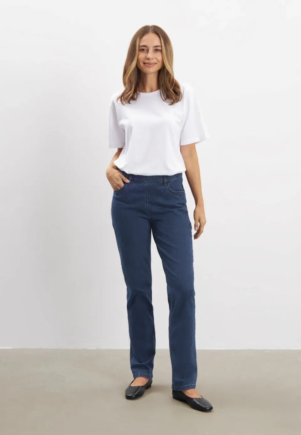 Laurie Kelly Regular ML jeans Dark Blue Denim stretch