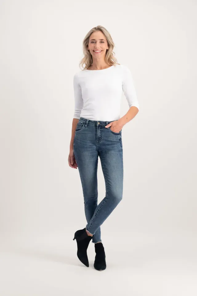 Florez Bobbi Slim Fit jeans vintage blue stretch