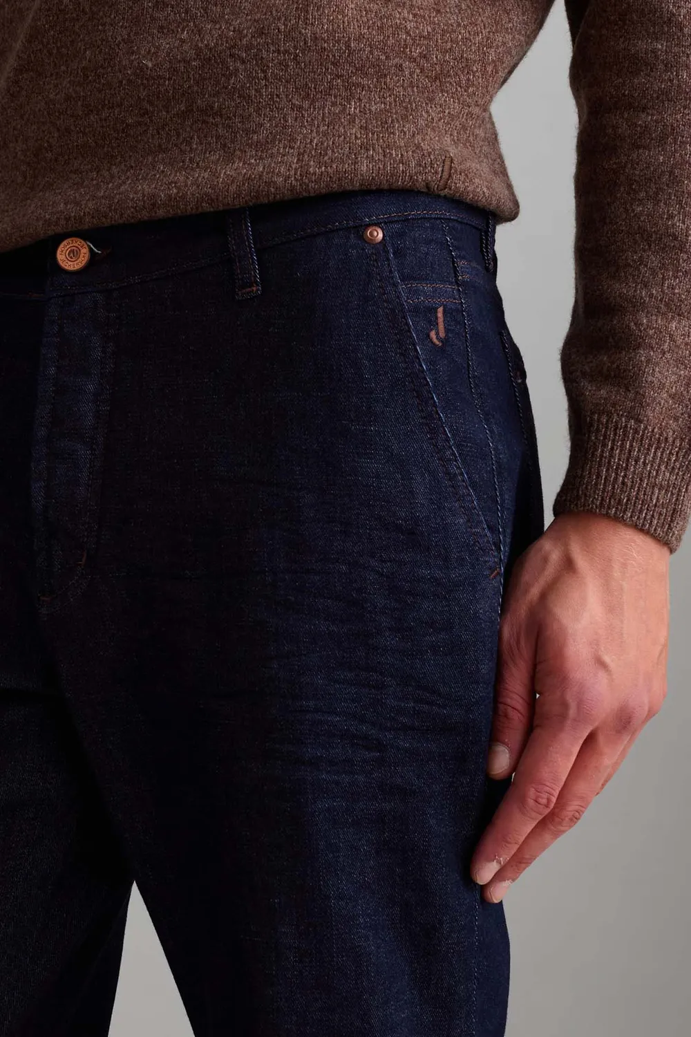 Jeckerson Julius slim fit jeans donkerblauw stretch