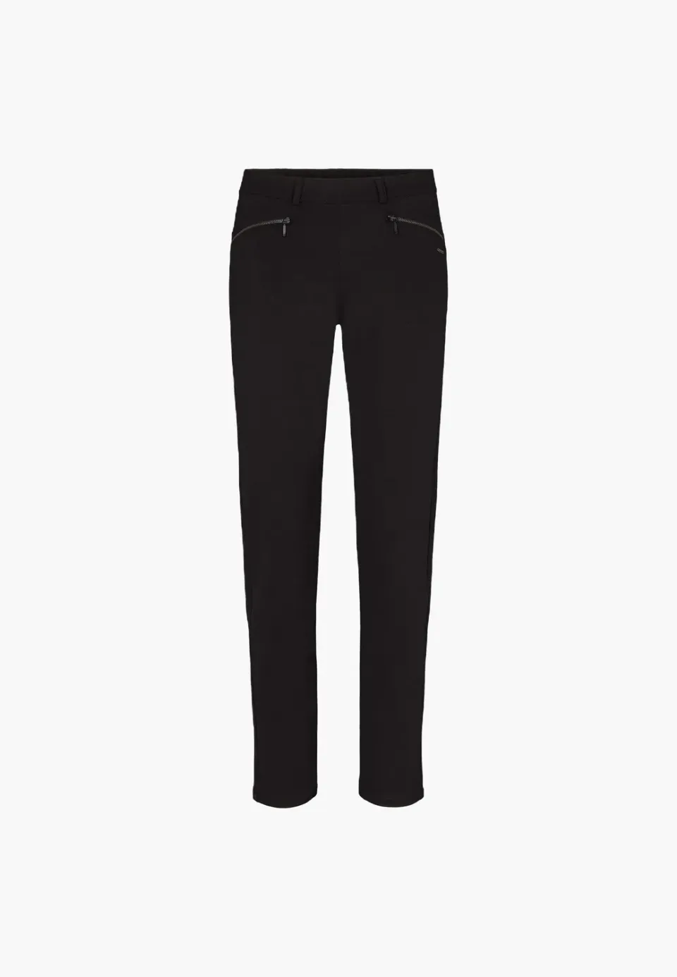 Laurie Rylie Regular SL broek Black ritszakken