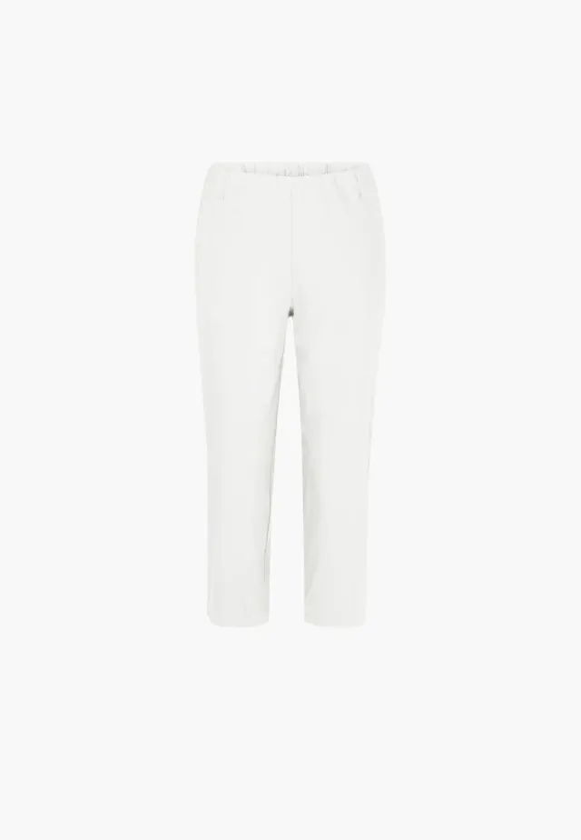 Laurie Taylor Regular Capri ML capribroek wit stretch