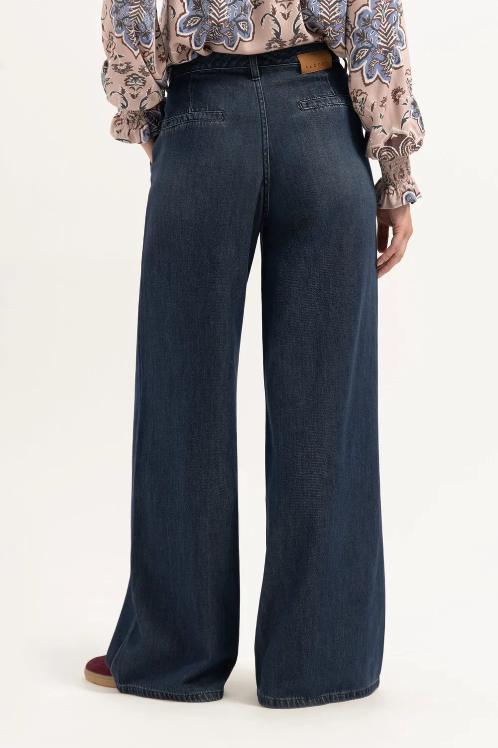 Florez Gina Loose jeans Indigo Blue wijd