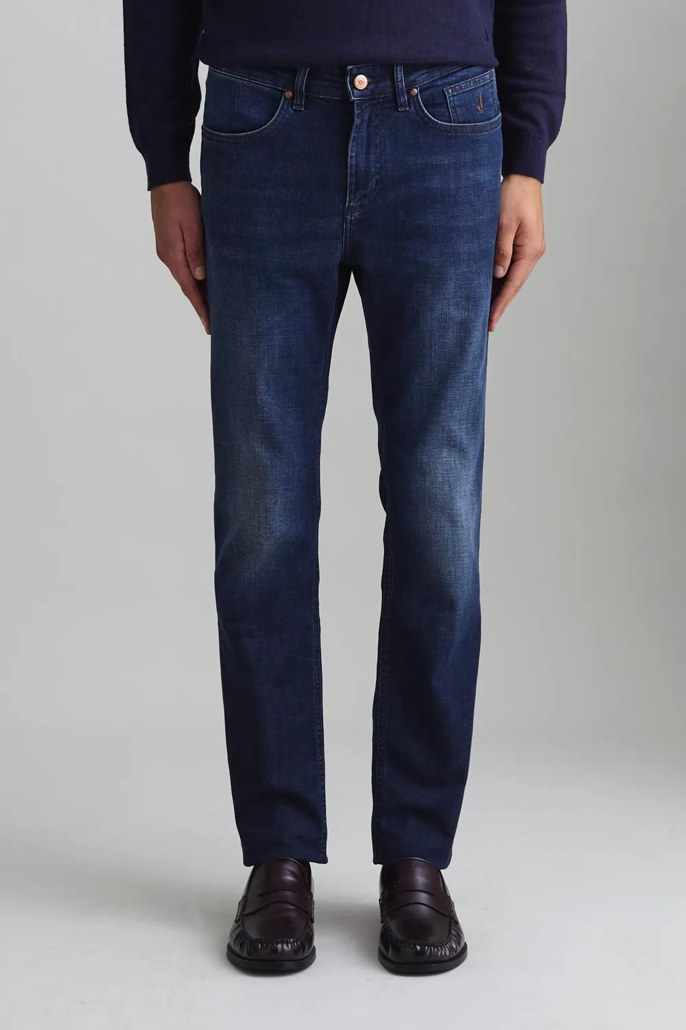 Jeckerson Jordan slim fit jeans blauw denim 10 oz