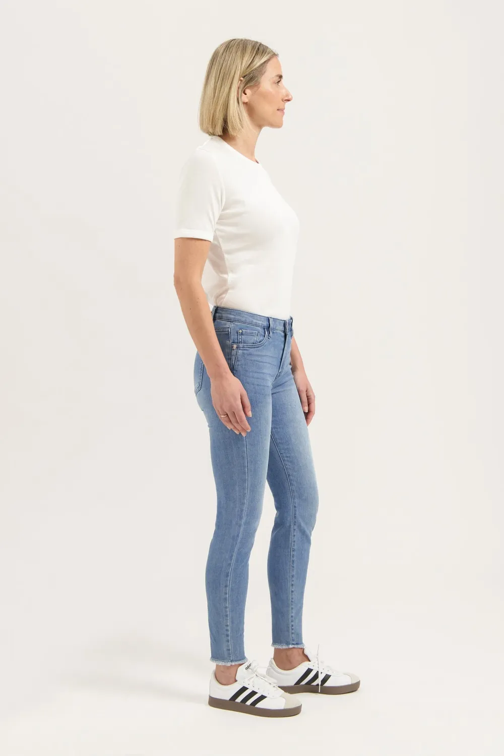 Florez Bobbi Slim Fit jeans Italian Blue stretch