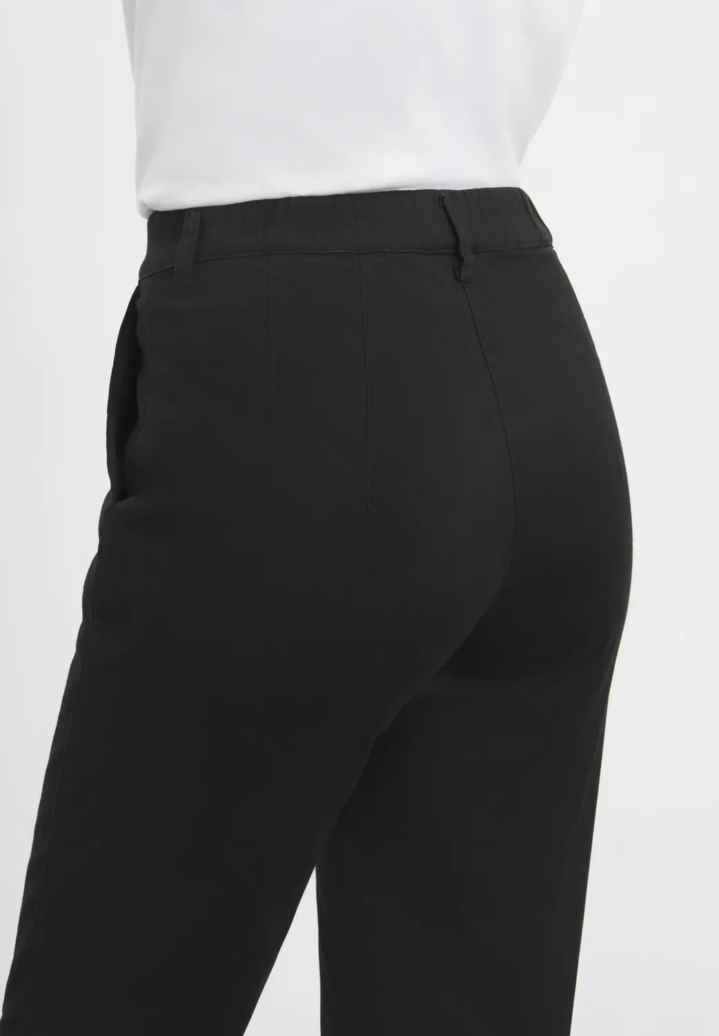 Laurie Taylor Regular broek short black brushed
