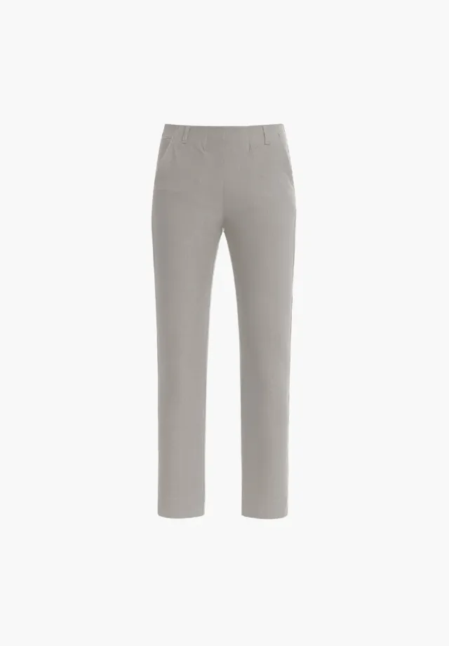 Laurie Taylor Regular SL damesbroek Grey Sand elastisch