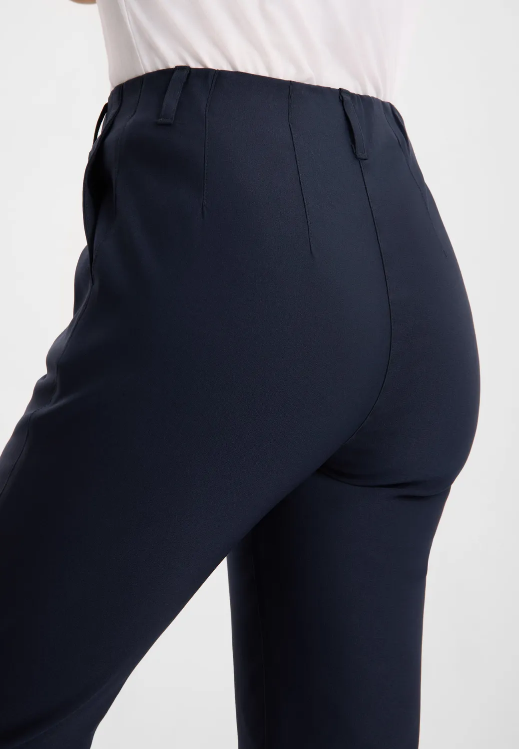 Laurie Taylor Regular Capri ML capribroek navy stretch