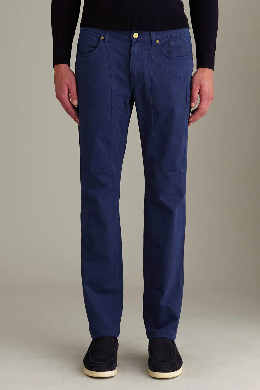 Jeckerson John slim fit broek blauw royal stretch