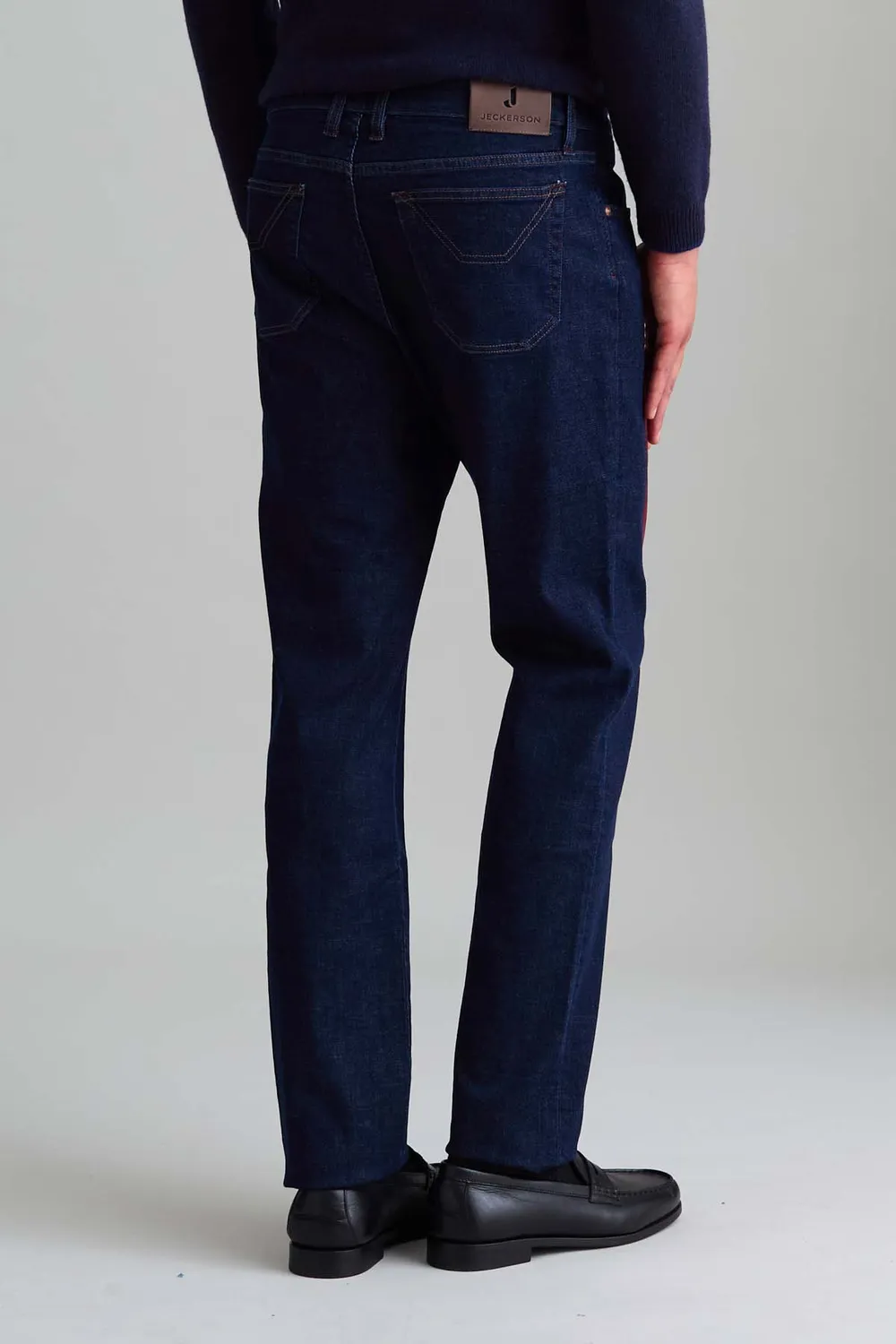 Jeckerson John Toppa Alcantara Rossa Jeans Donkerblauw Stretch