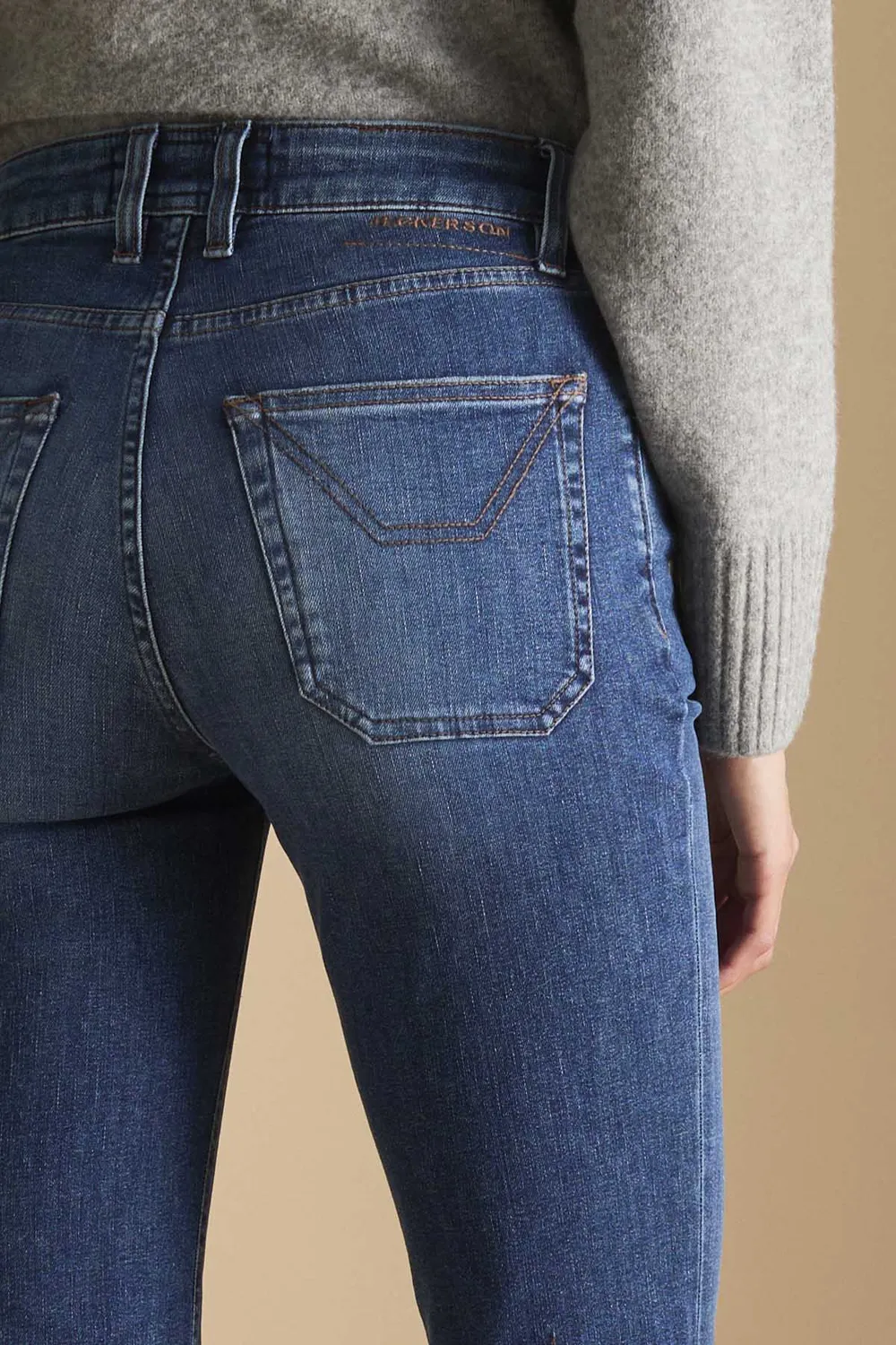 Jeckerson Janelle Flared jeans blauw medium stretch