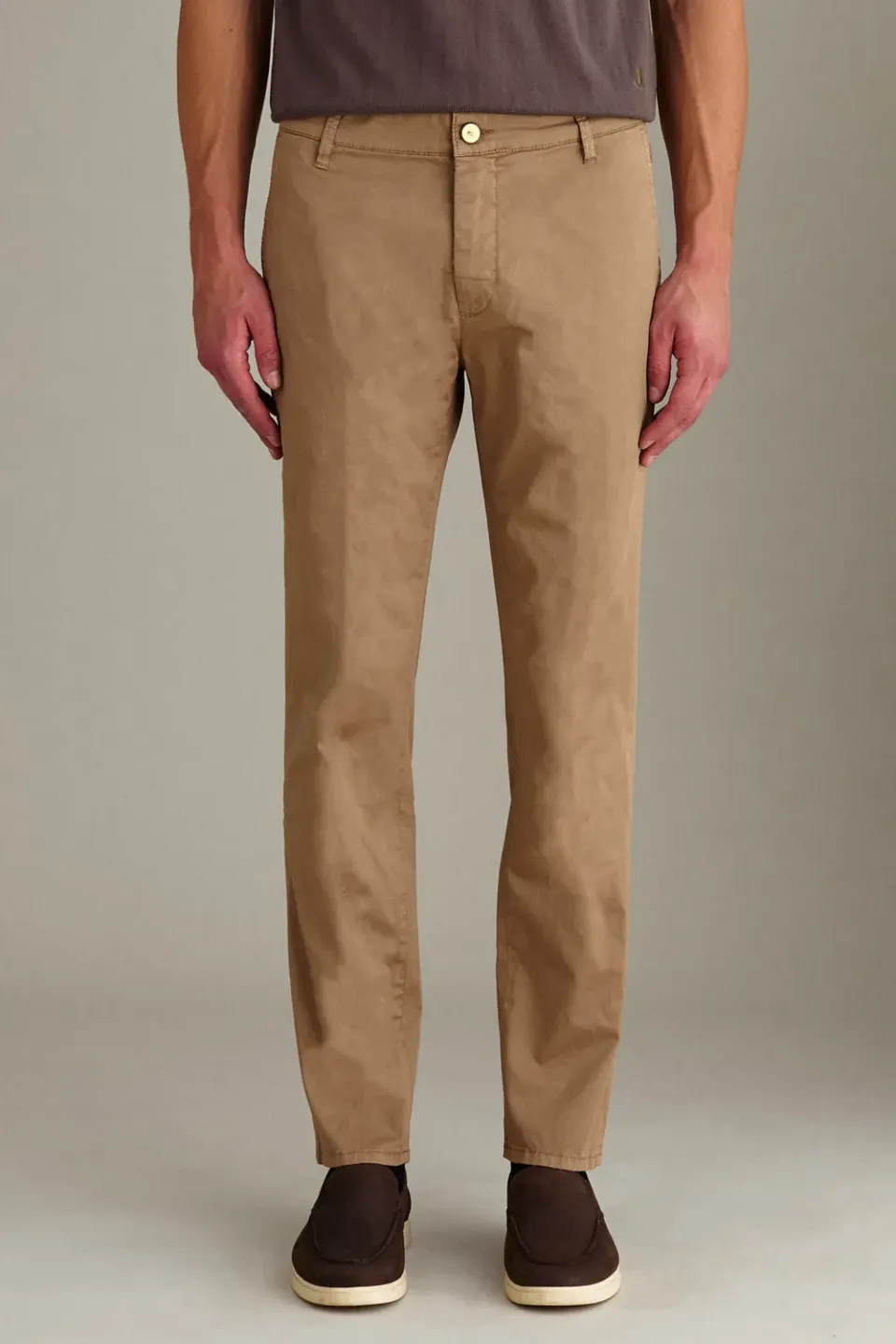 Jeckerson Jack slim chino beige gabardine stretch