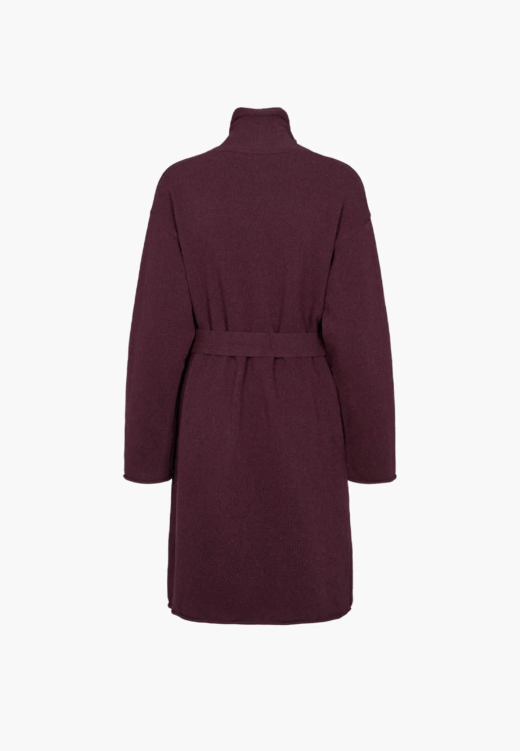 Laurie Iris Cardigan vest Zinfandel extra fijne wol