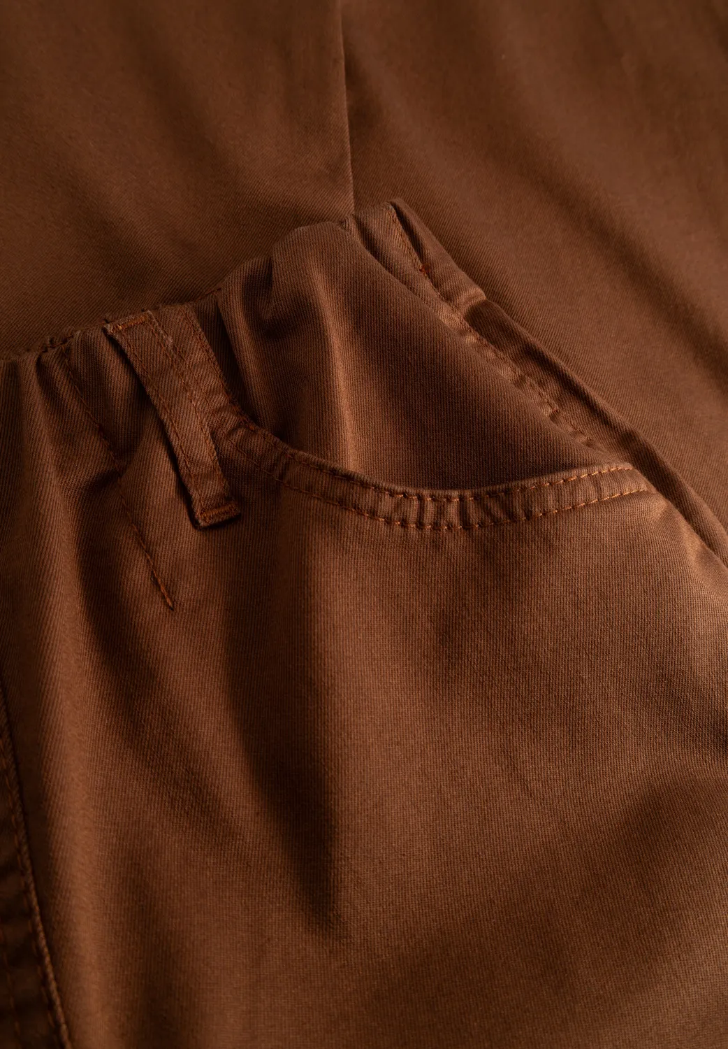 Laurie Patricia Regular CL damesbroek Downtown Brown stretch
