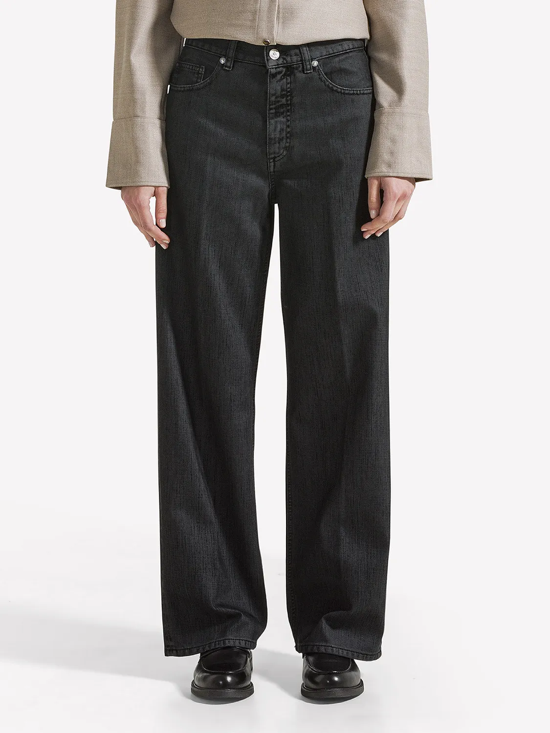 Nine In The Morning Elsa LS120 jeans Nero regular zwart