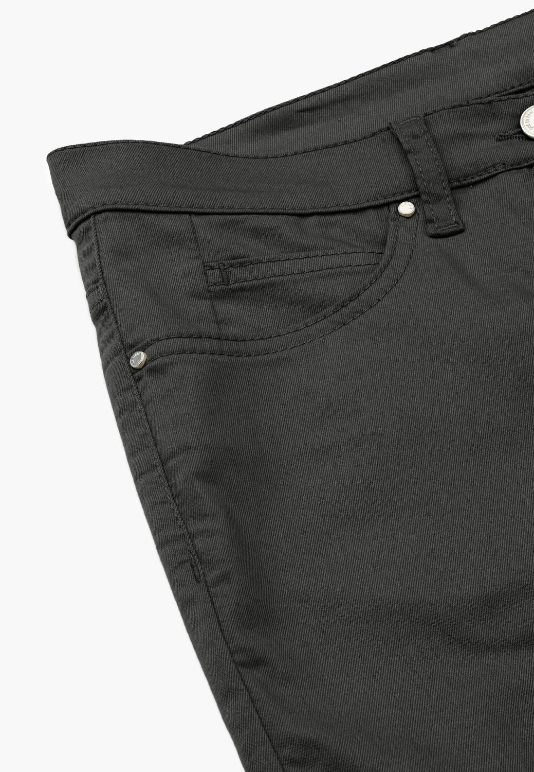 Laurie Charlotte Regular ML broek Black stretch