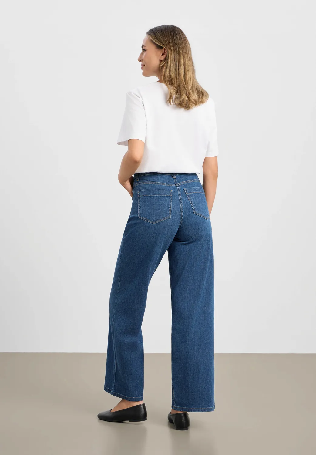 Laurie Carol Loose ML jeans Washed Blue Denim wijd