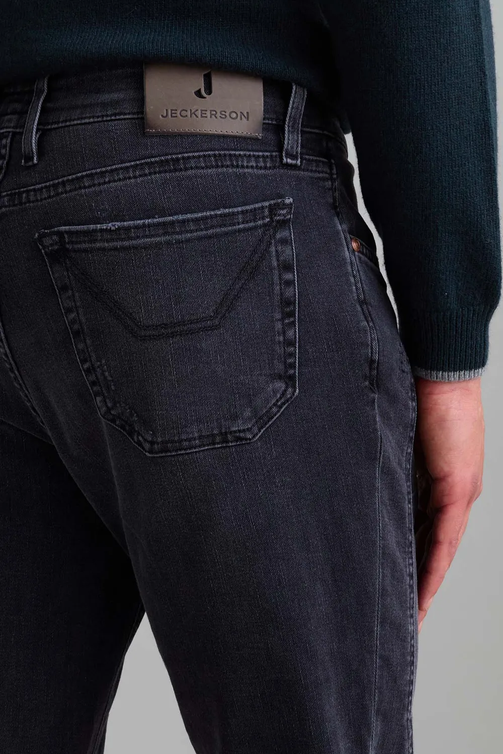 Jeckerson John Slim Fit Jeans Zwart