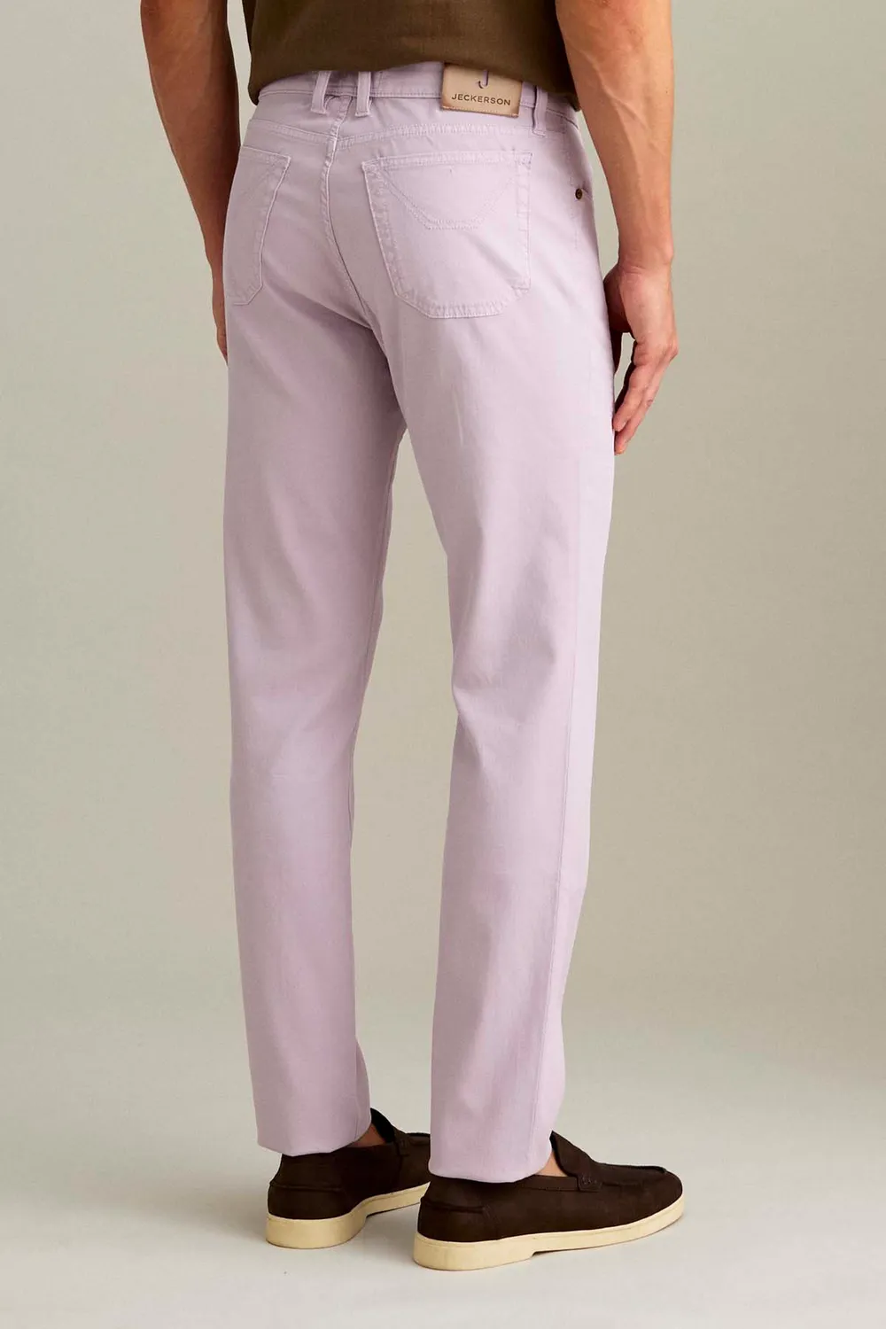 Jeckerson John slim broek lichtpaars glicine