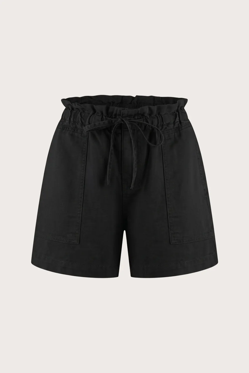 Florez Will short Black bermuda strikdetail