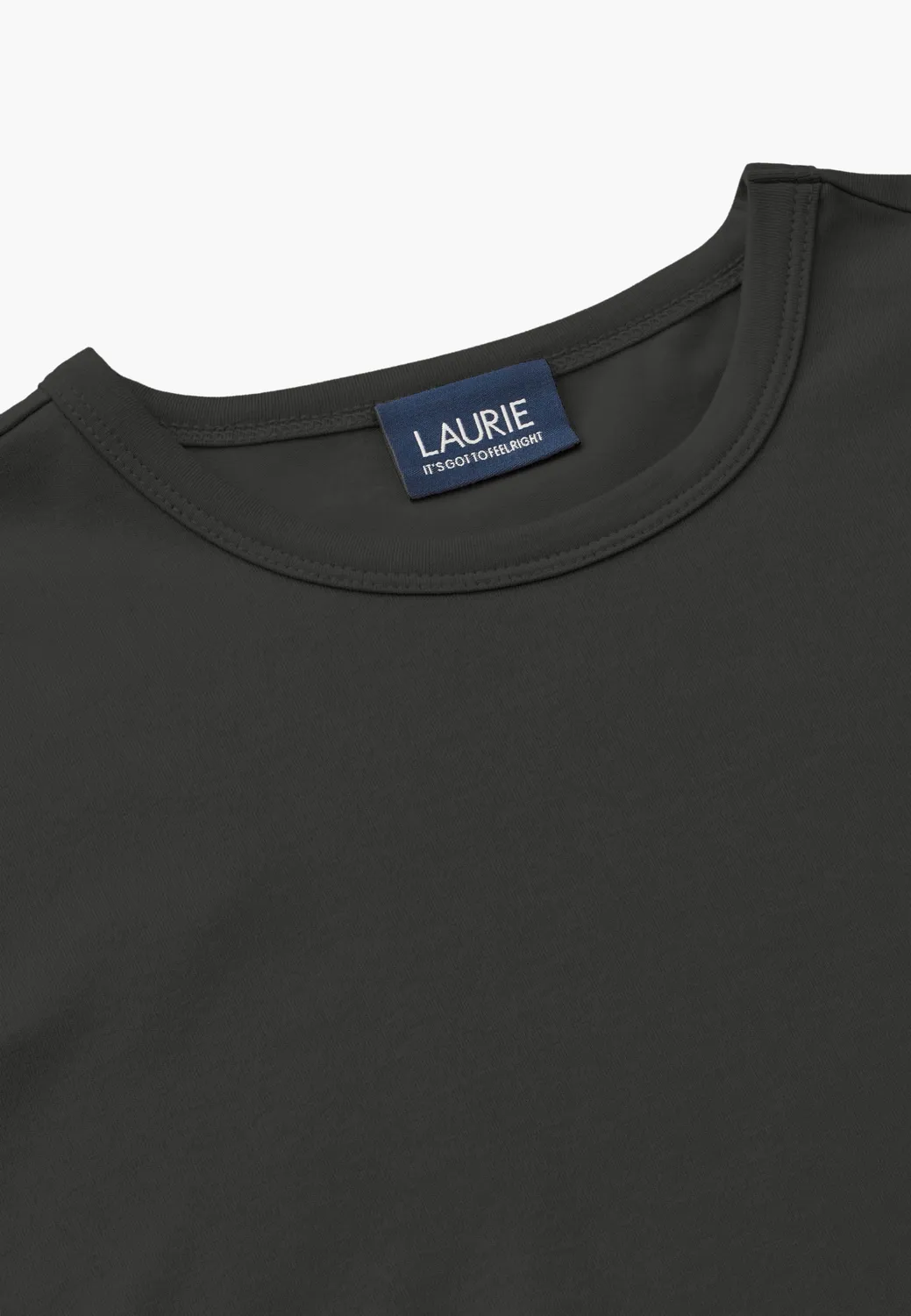 Laurie Amanda 101258 T-shirt zwart dames stretch