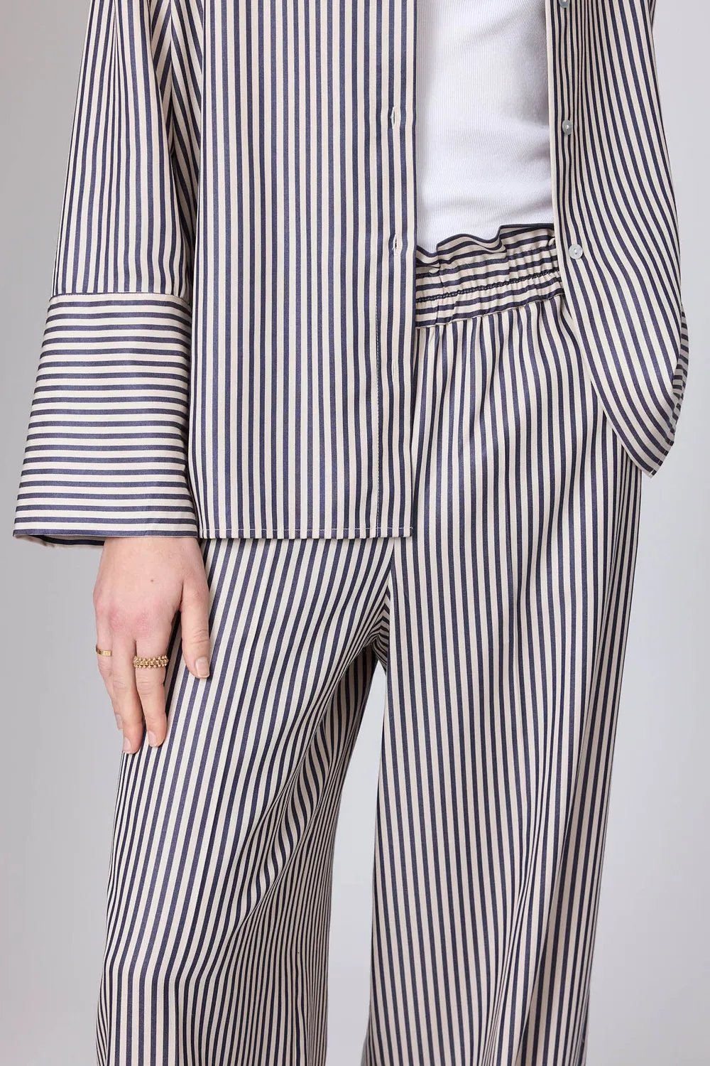 Corel Maeve Stripe Tencel blouse streep S-XL