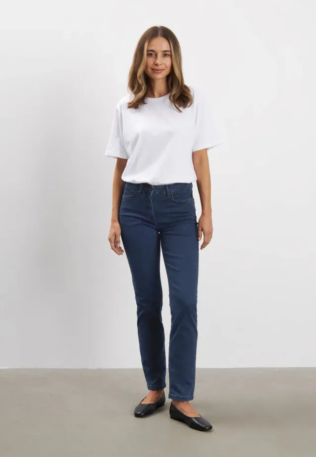 Laurie Charlotte Regular ML jeans donkerblauw stretch