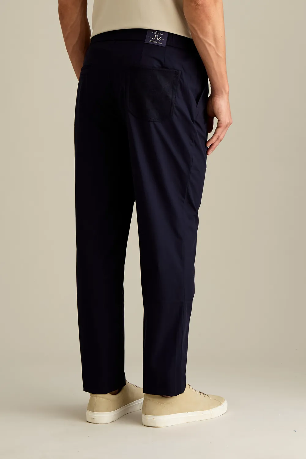 Jeckerson J18 Chino Jogger Donkerblauw Polyester