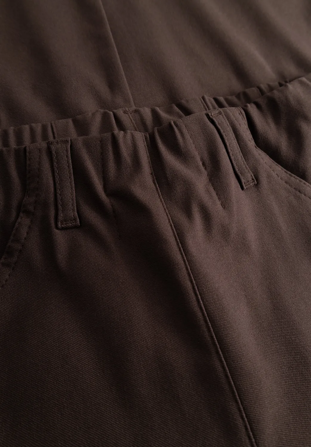 Laurie Donna Loose SL broek brown wijd