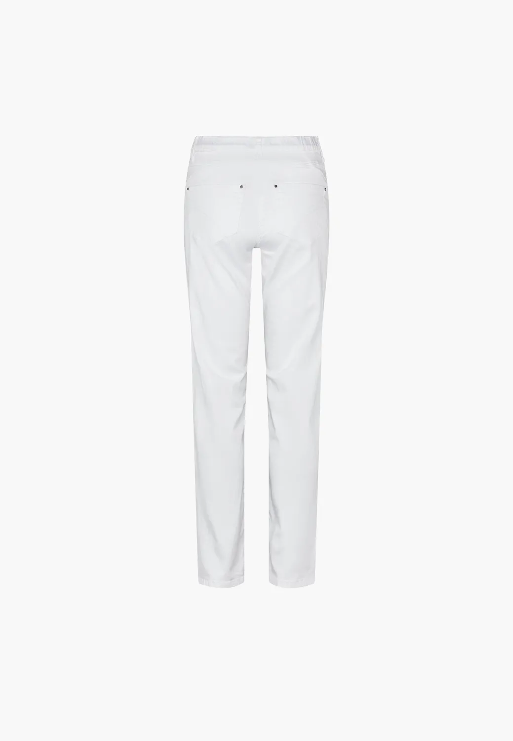 Laurie Hannah Regular ML broek White 5-pocket katoen