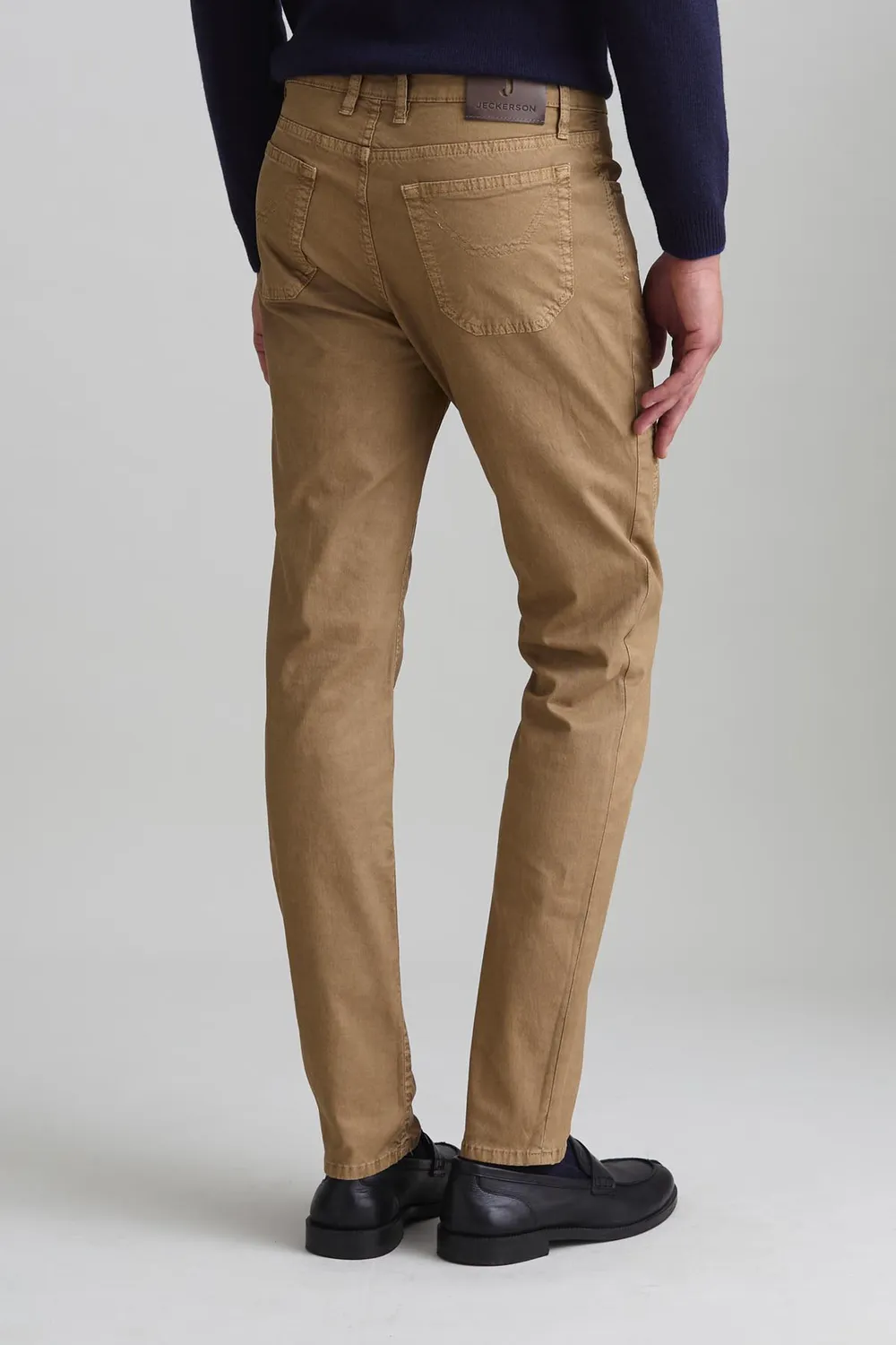 Jeckerson John Slim Fit Broek Hazelnoot Twill