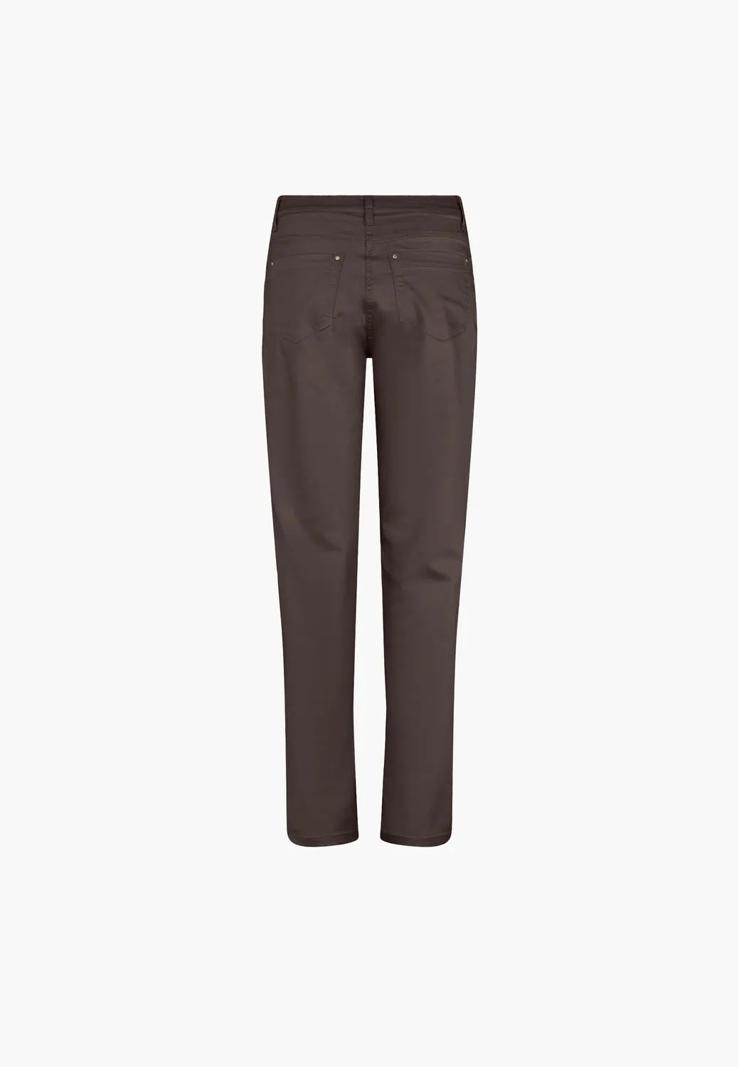 Laurie Charlotte Regular ML broek Brown stretch