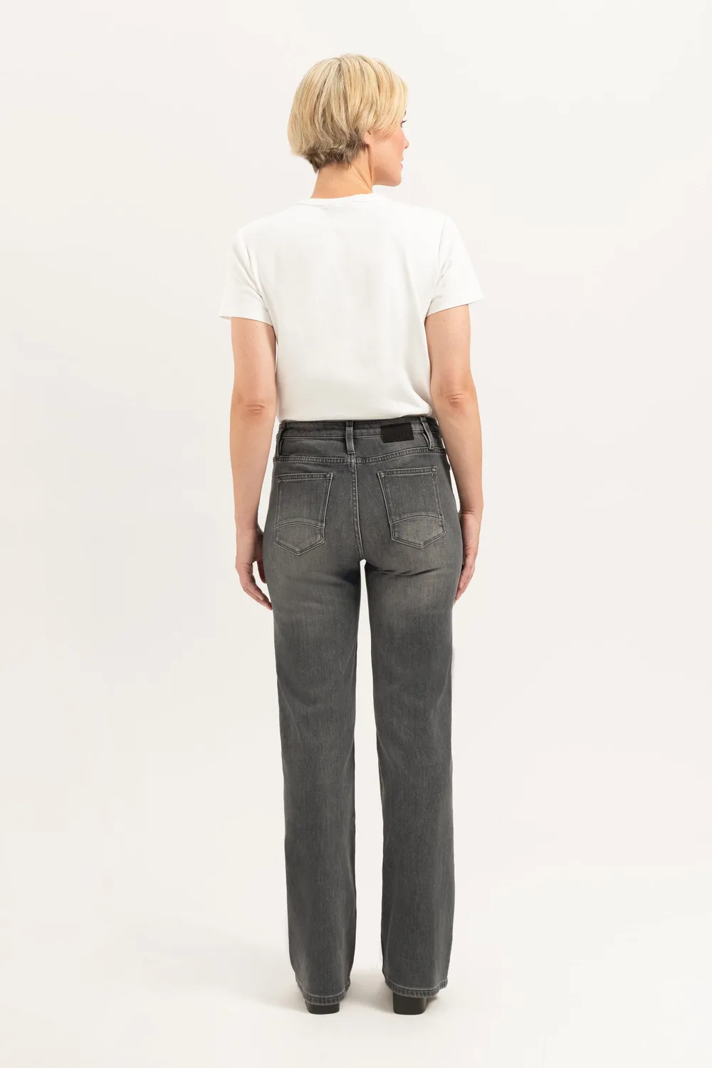 Florez Sophie straight jeans irish grey dames