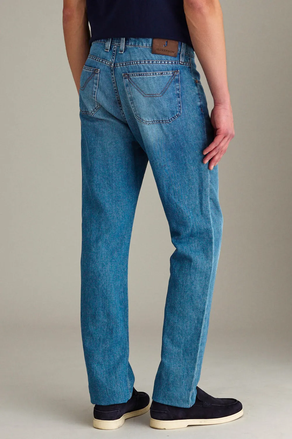 Jeckerson Jasper jeans vintage blauw regular fit